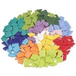 Youway Style Irregular Glass Mosaic Tiles for Crafts Bulk,454g Broken Mosaic Glass Pieces for Crafts, Perfect for Mosaic Art Crafting Supplies and DIY Mosaic Project