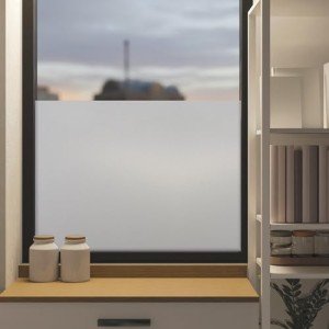 Artscape Etched Glass | Decorative Privacy Window Film with Etched Frosted Glass Pattern | Non-Adhesive & UV Protection | Easy to Apply & Removable | 24 x 36 Inches | Made in USA