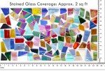LITMIND 2.2LB Iridescent Mixed-Color Stained Glass Scraps - Irregular Mosaic Tiles & Broken Pieces for Stained Glass Art, DIY Crafts - Assorted Shapes (Mosaic Supplies)