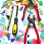 LITMIND 2.2LB Iridescent Mixed-Color Stained Glass Scraps - Irregular Mosaic Tiles & Broken Pieces for Stained Glass Art, DIY Crafts - Assorted Shapes (Mosaic Supplies)