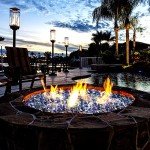 Mr. Fireglass 10 Pounds Blended Fire Glass - 1/2 Inch Mixed Colored High Luster Reflective Tempered Glass Rocks for Fireplace Fire Pit Table Fireplace and Landscaping, Aqua Blue+Cobalt Blue+Platinum