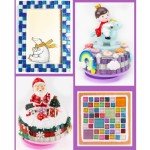 Mixed Color Mosaic Glass Tiles Shine Crystal Glass Pieces Bulk Square Glitter Crystal Mosaic Tiles for Home Decoration or DIY Crafts 200g,1x1 cm (Panchromatic)