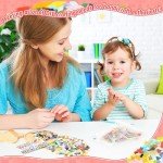 Mosaic Glass Pieces Tiles for Adults: LATIIZ 320Pcs Rainbow Color Mixed 5 Shapes Stained Glass Bulk for Beginner Artist - Mosaics Kit for Making Art Project Craft DIY Lamp Vase Coaster Stepping Stone