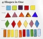 Lanyani 1.3 Pound/200 Pieces Extra Large Transparent Textured Stained Glass Mosaic Tiles for DIY Craft, Colorful Bright Cathedral Tile, 4-Shapes Mixed Pieces Bulk Arts