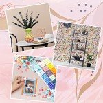 900 pcs 2.2LB Glass Mosaic Tiles, 18 Colors 10mm Mosaic Glass Pieces with Storage Box, Transparent Mosaic Tiles for Crafts Bulk, Mosaic Supplies for Home Decoration, Art Crafts