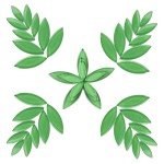 Youway Style Green Leaf Mosaic Tiles for Crafts Bulk,200g Petal Mosaic Glass Pieces,Flower Glass Tiles for DIY Garden Mosaic Making