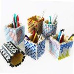 Mosaic Tiles 225 Pieces / 200 g Pack of Crystal Glass Mosaic Mosaic Tile Supplies for Home Decoration, DIY Crafts, Plates, Picture Frames, Flowerpots – 1x1 cm Square Tiles (White)