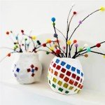 Giftmeet Mosaic Tiles for Crafts, 350 Pieces Crystal Mosaic Tiles Assorted Color, Glass Mosaic Tiles Opaque for DIY Art Projects, Jewelry Making, Home Decoration (Orange)