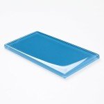 Soulscrafts Glass Subway Tile, 3x6 Inch Glass Tile for Kitchen Backsplash Bathroom Shower Wall Blue (32 Pcs 4 sq.ft)