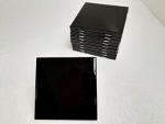 Black Ceramic Shower Floor Tile 4.25 Inch