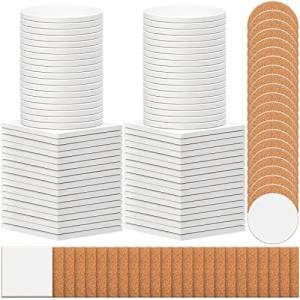 Zopeal 96 Pcs Ceramic Tiles for DIY Crafts