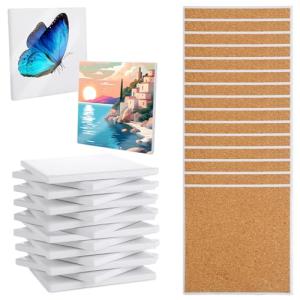15 Pack Glossy Ceramic Tiles for Crafts