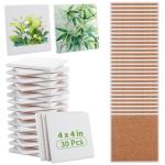30 Pcs 4x4 Inch Blank Ceramic Coasters