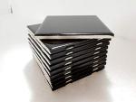 Black Ceramic Shower Floor Tile 4.25 Inch