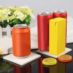 60 Blank 4-Inch Ceramic Coasters for DIY Crafts
