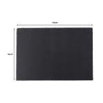 Black Slate Tile Set for Serving and Display