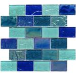 Glass Mosaic Tile Sheets for Shower and Kitchen