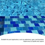 Glass Mosaic Tile Sheets for Shower and Kitchen