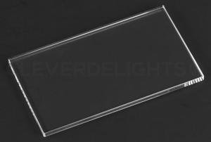 CleverDelights Clear Rectangle Glass Floor Tiles