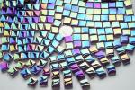 Purple Iridescent Mosaic Tiles for DIY Projects