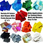 Mosaic Glass Tile Pieces for Crafting - 35oz