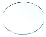 Clear 4" Round Glass Tiles - 5 Pack