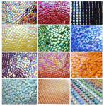 Purple Iridescent Mosaic Tiles for DIY Projects