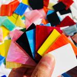 Mosaic Glass Tile Pieces for Crafting - 35oz