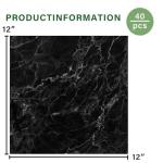 40-Pack Self-Adhesive Vinyl Shower Floor Tiles