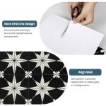 Dureidos Peel and Stick Waterproof Floor Tiles, 10PCS