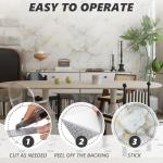 10-Pack Waterproof Marble Peel and Stick Tiles