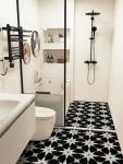 RomDeco Waterproof Peel and Stick Floor Tiles