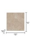 Canyon Peel & Stick Shower Floor Tiles, Brown