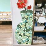 Green Pebble Ceramic Mosaic Tiles for DIY Projects