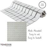 Tenedos Retro Bianco White Porcelain Pool Tile