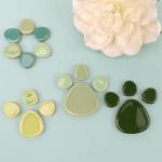 Green Pebble Ceramic Mosaic Tiles for DIY Projects