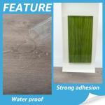Peel and Stick Wood Look Shower Floor Tiles