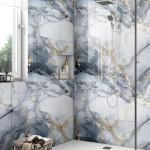 Marble Peel and Stick Shower Floor Tiles - 10pcs