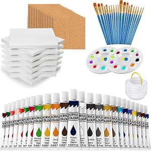 12PCS White 4x4 Ceramic Shower Floor Tiles