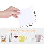 12PCS White 4x4 Ceramic Shower Floor Tiles