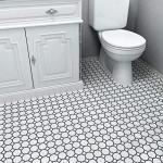 Tenedos 12x12 Matte White Octagon Mosaic Tile