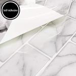 Art3d Gray Marble Peel and Stick Shower Tile