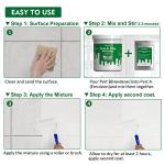 NADAMOO Black Tub and Tile Refinishing Paint Kit