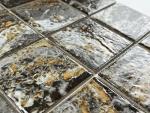 Tenedos Danubio Grey and Gold Porcelain Tile