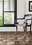 Harvard Brick Red Peel and Stick Floor Tiles