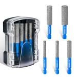 ZNXIMER Diamond Drill Bits Set for Ceramic, Porcelain, Glass, Marble, Tile, Granite, Stone and More - Tile Drill Bits for Efficient, Precise Drilling and Milling