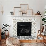 STICKGOO 10 Sheets Peel and Stick Backsplash, Calacatta Golden Stick on Aluminum Composite Tiles Stikers, Self Adhesive Mixed Metal Backsplash for Kitchen, Bathroom, Fireplace, RV