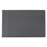 TAICHEUT 12 Pack 9 x 6 Inch Black Slate Cheese Board, Slate Stone Serving Tray Slate Plates for Food, Sushi, Steak and Charcuterie