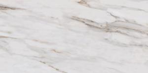 Tenedos TRCD-CLG-POR Siena White Greyish Oro Gold Brownish 12x24 Calacatta Marble Look Porcelain Matte Floor Wall Tile Backsplash for Kitchen, Shower, Fireplace, Countertop (1 Piece)