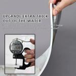 10pcs Peel and Stick Tile Shower Waterproof Marble Tiles Wall Panels, 11.8"x11.8" Self-Adhesive Backsplash Tile, PVC Wall Panels Shower Tiles for Home Bathroom, Kitchen, Living Room White (5)